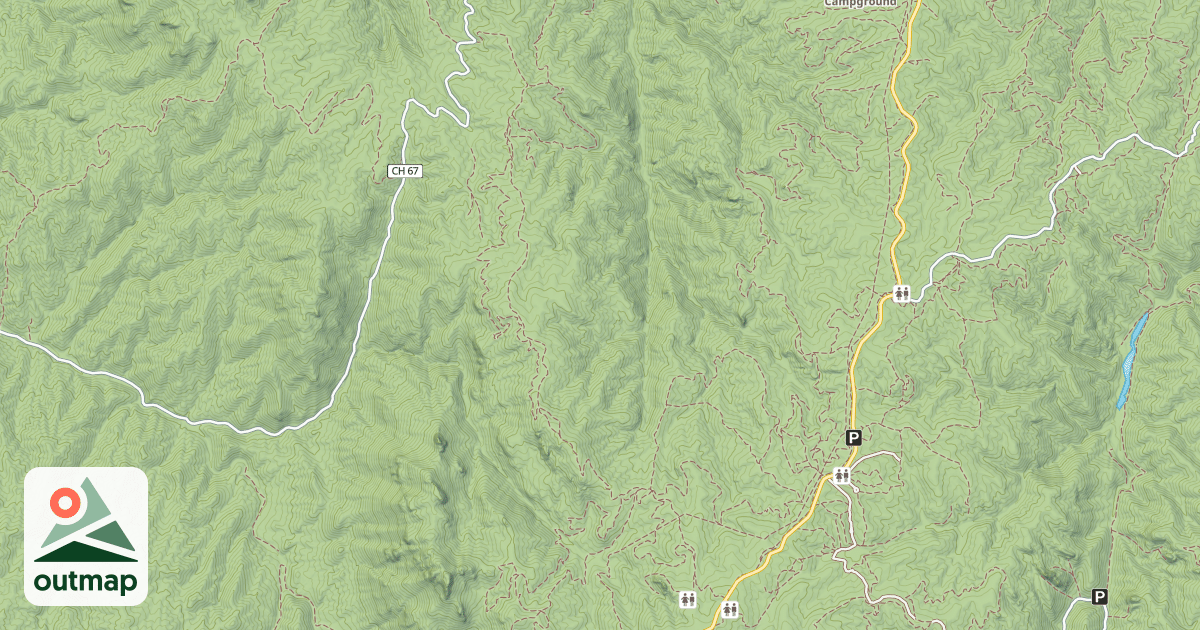 Map of CABIN RIDGE