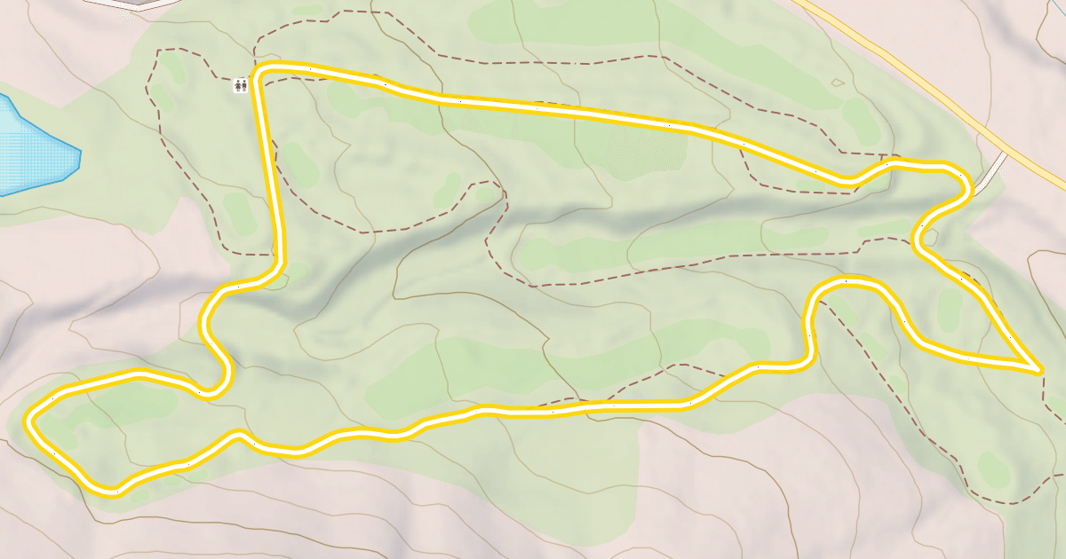 Map preview of Mounain Course Nordic Track
