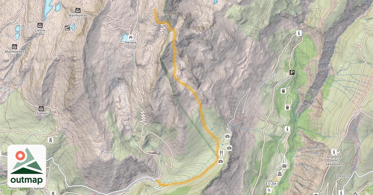 Map of Combe du Loup