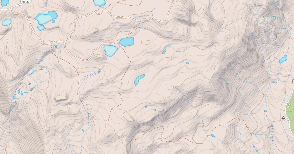 Map preview of USFS Motor Vehicle Use Map Trails 1956