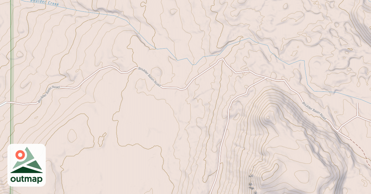 Map of BOULDER BASIN