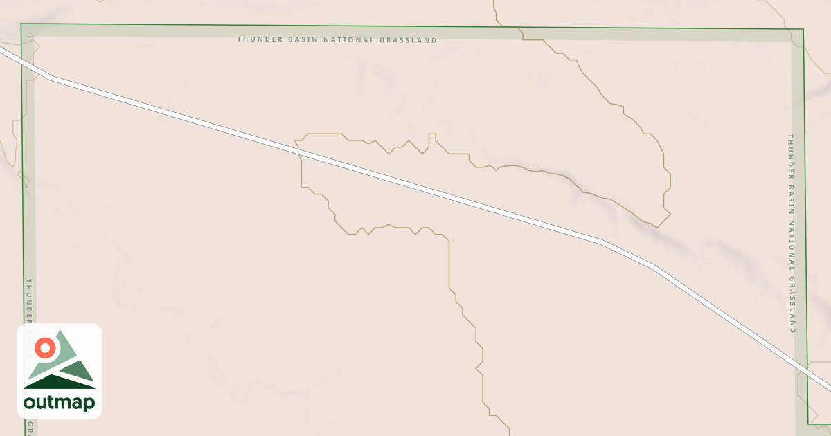 Map of USFS Motor Vehicle Use Map Trails 20543