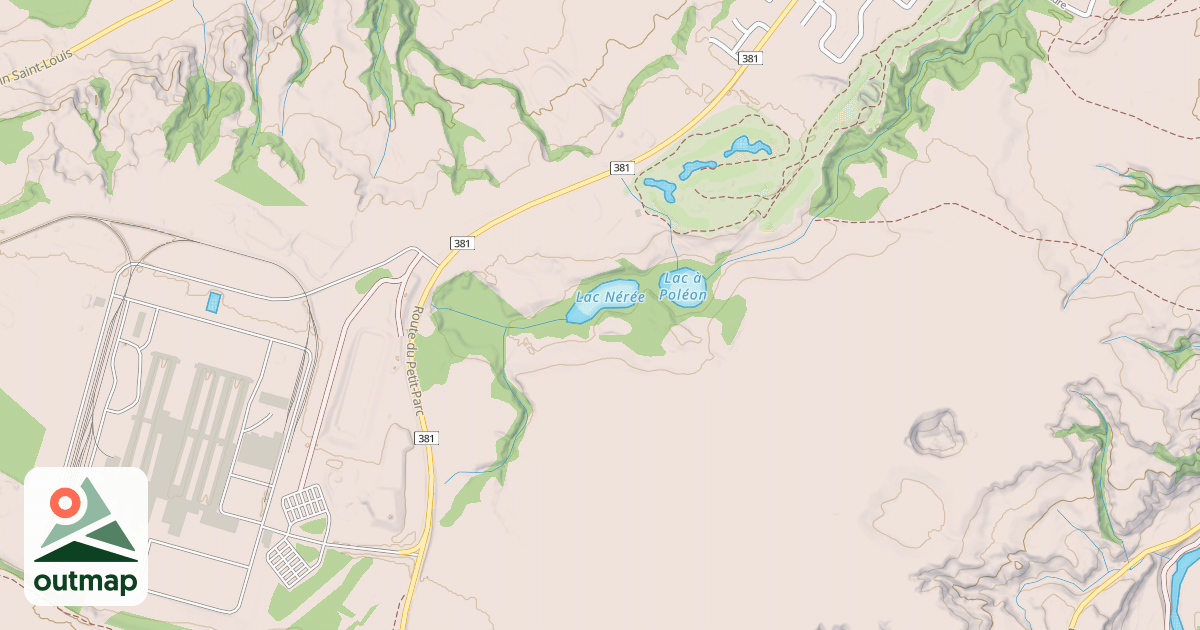 Map of Saguenay Quad Trails 102