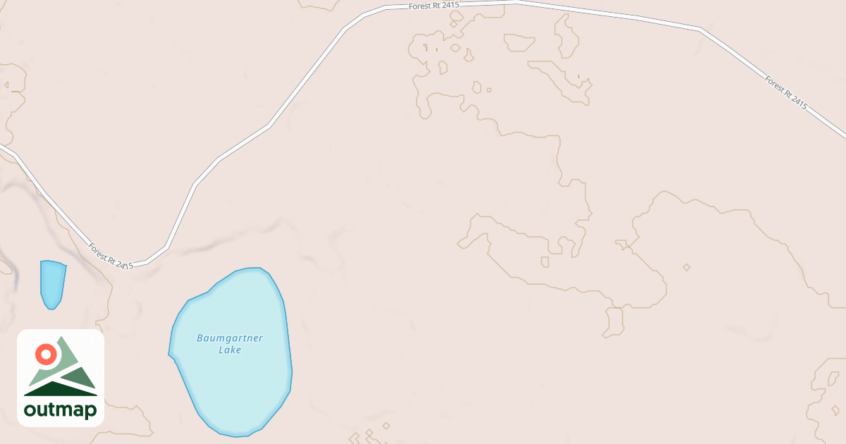 Map of ANDERSON LAKE SPUR D