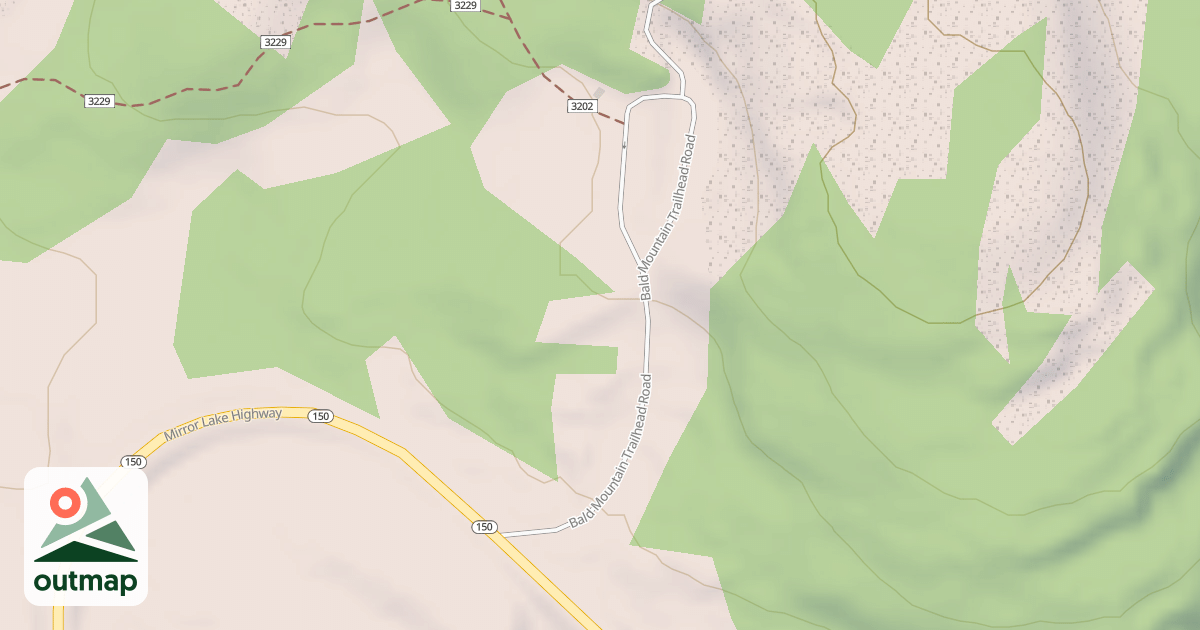Map of BALD MTN T.H.