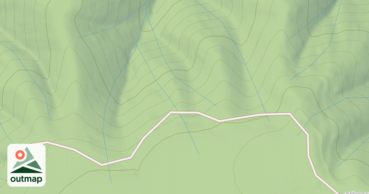 Map of BURLINGTON RIDGE SPUR