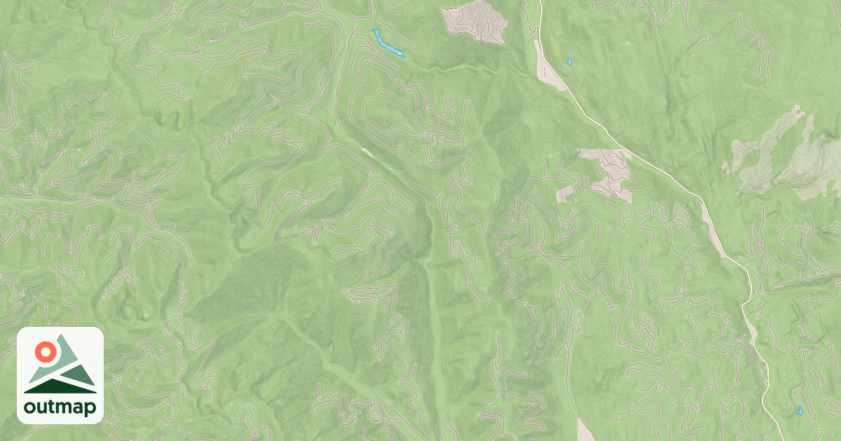 Map of 17 Mile/quartz Snowmobile