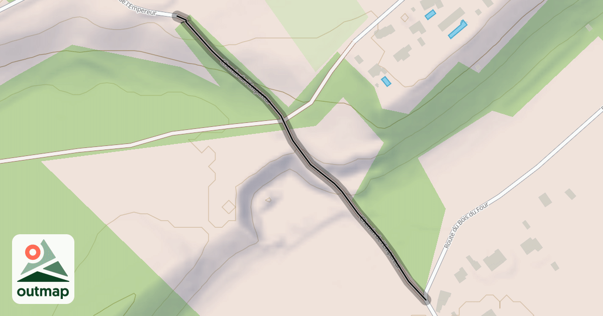 Map of Chemin de l'Empereur