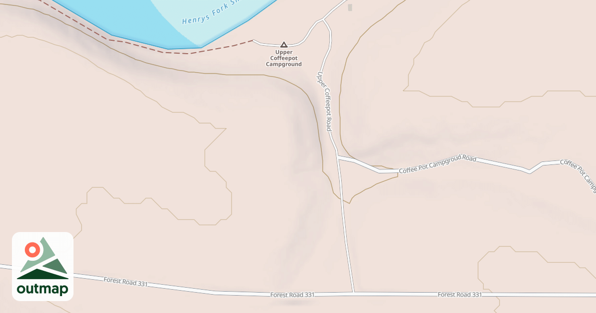 Map of UPPER COFFEE POT CG