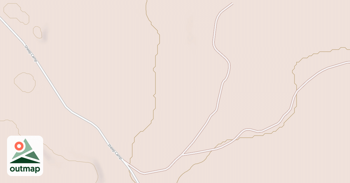 Map of BENCH SPUR