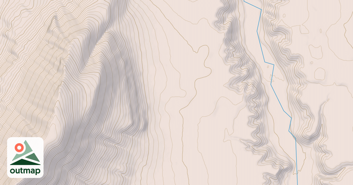 Map of Copper Lake Trail