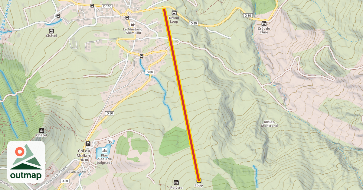 Map of Loup