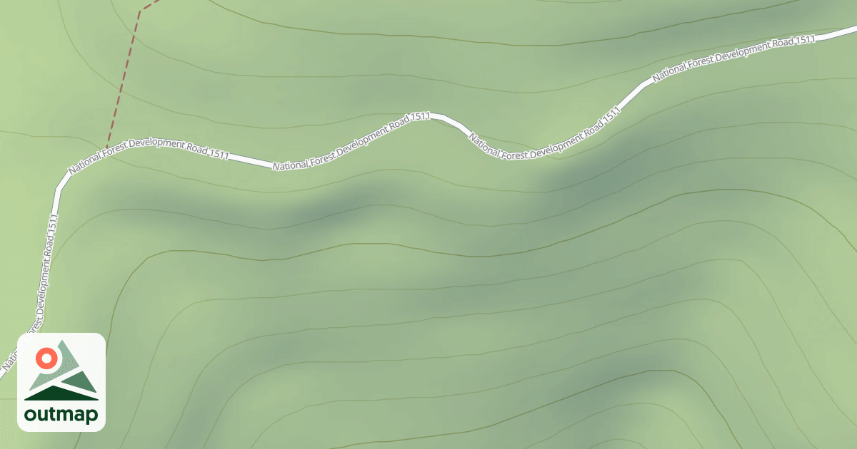 Map of Huckleberry Ohv
