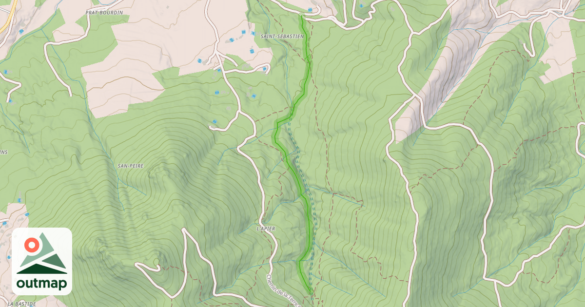 Map of Mega San Peire