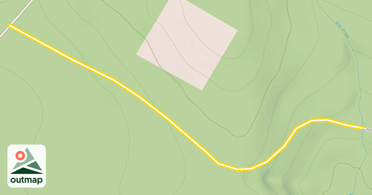 Map of National Forest Development Road 3650-050