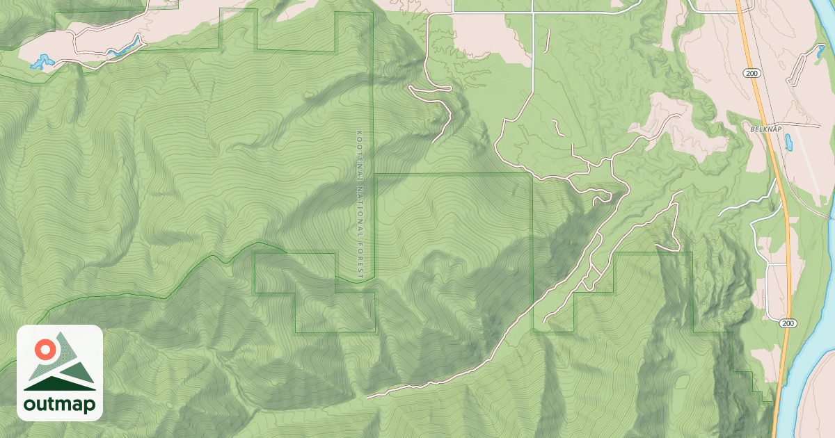 Map of MOSQUITO CREEK