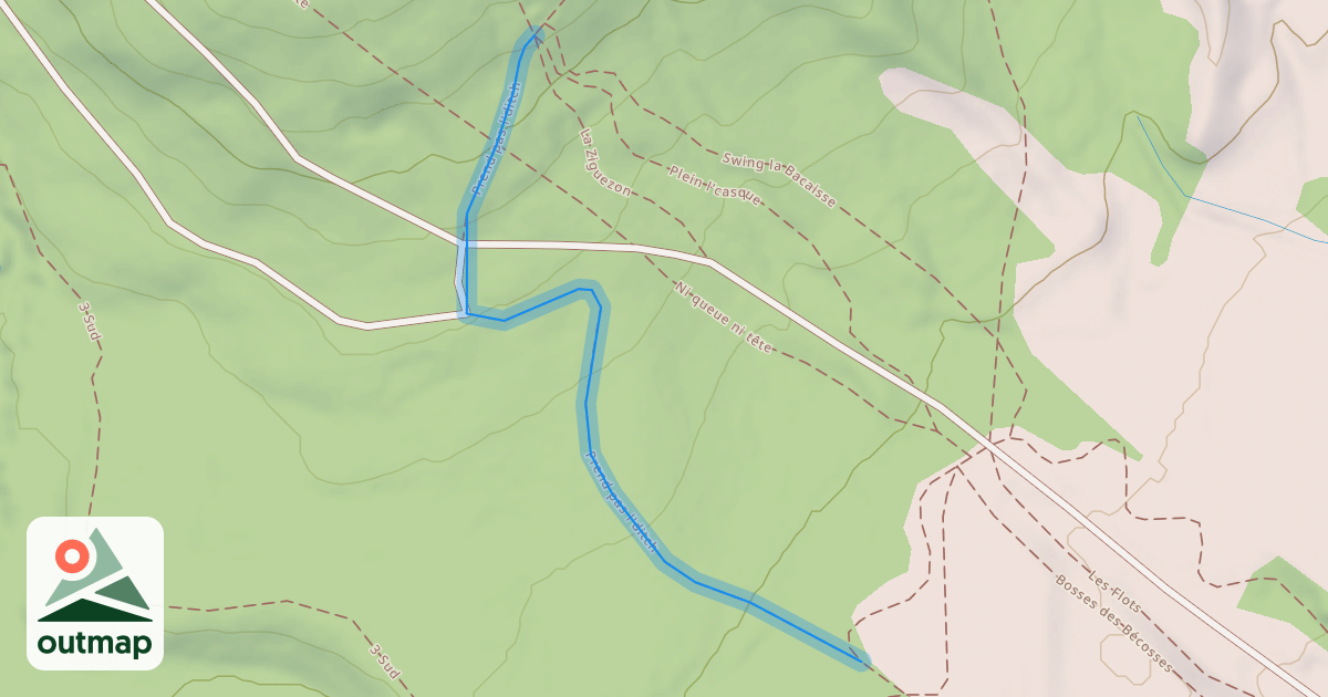 Map of Prend pas l'ditch