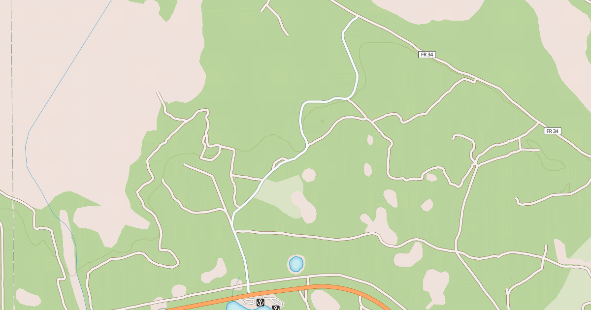 Map preview of USFS National Forest System Roads {B277893E-3291-44EF-B4F7-220ACF110FB8}