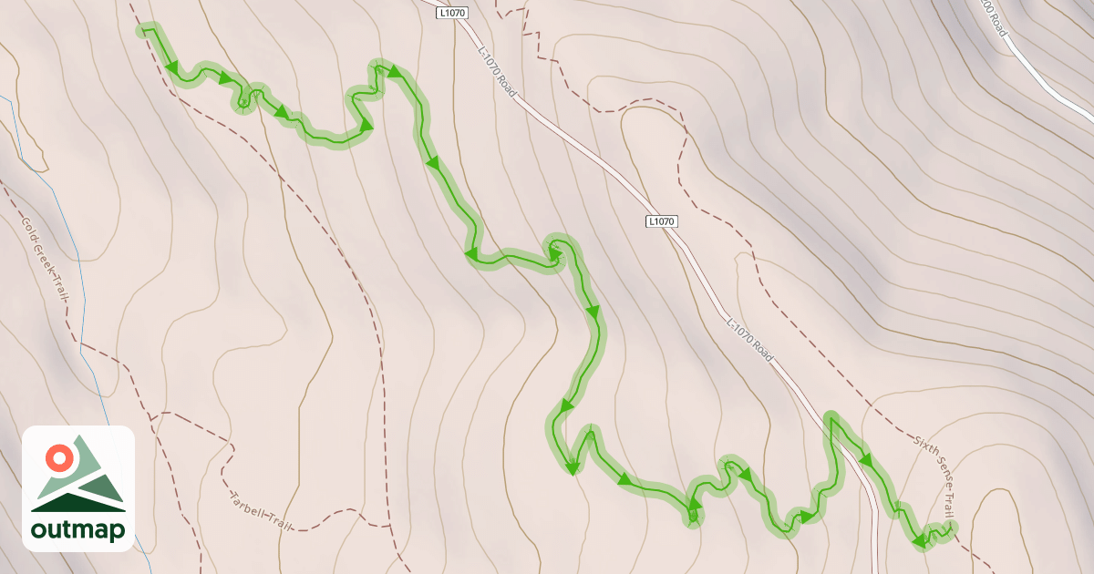 Map of Vista Ridge Trail