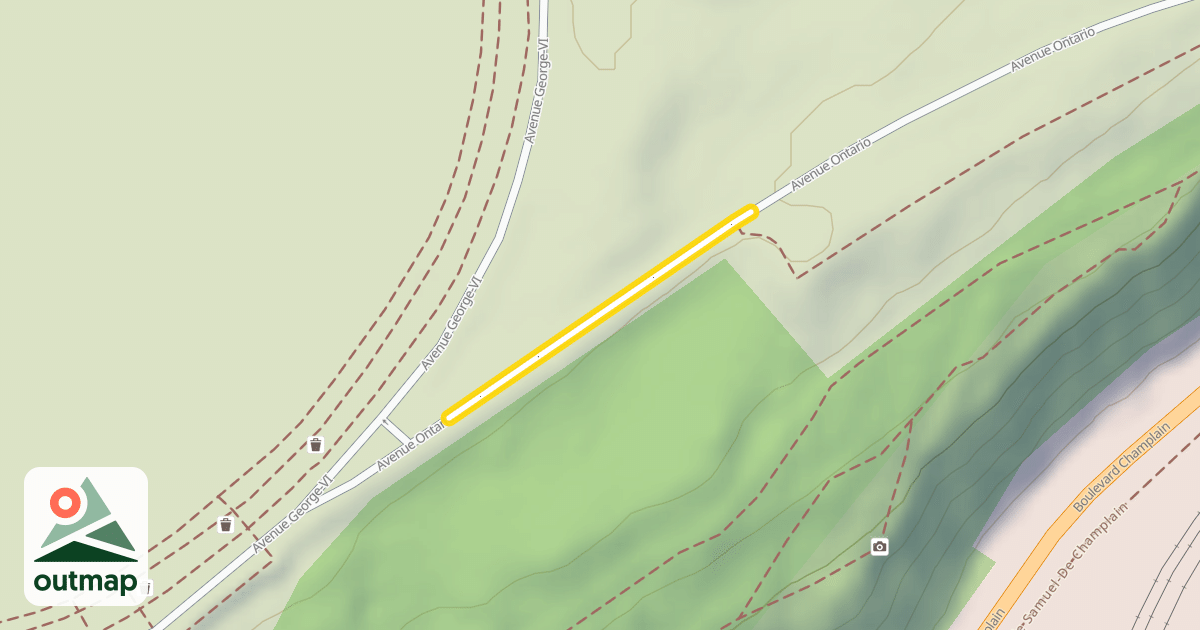 Map of Avenue Ontario