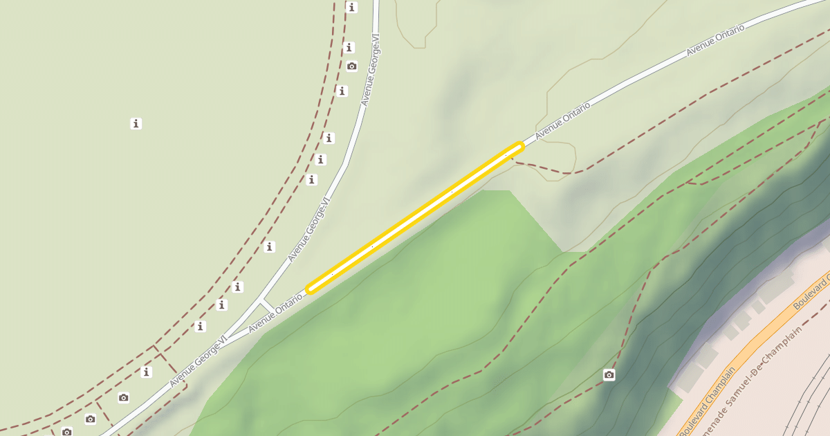 Map preview of Avenue Ontario