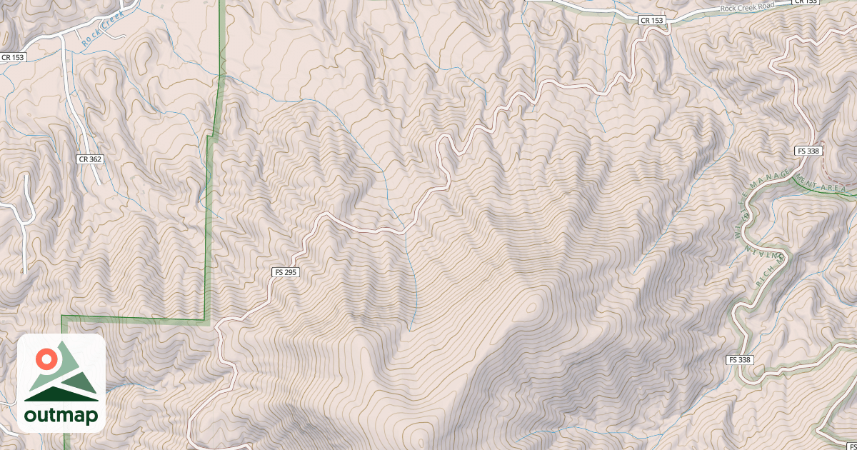 Map of COLD MTN