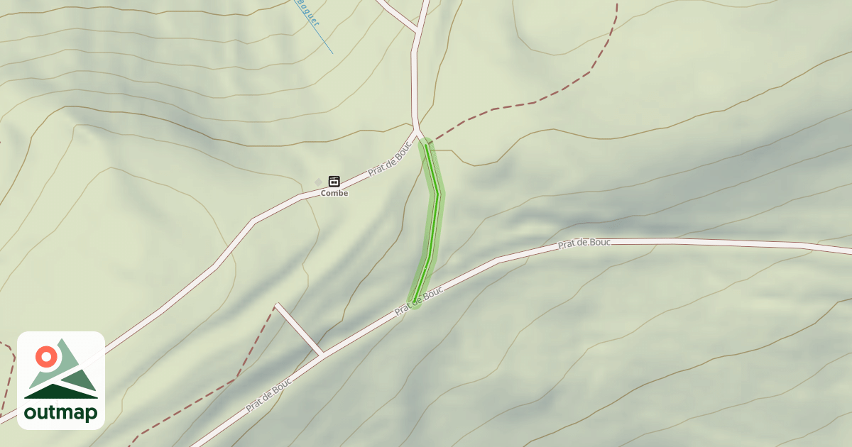 Map of Prat de Bouc