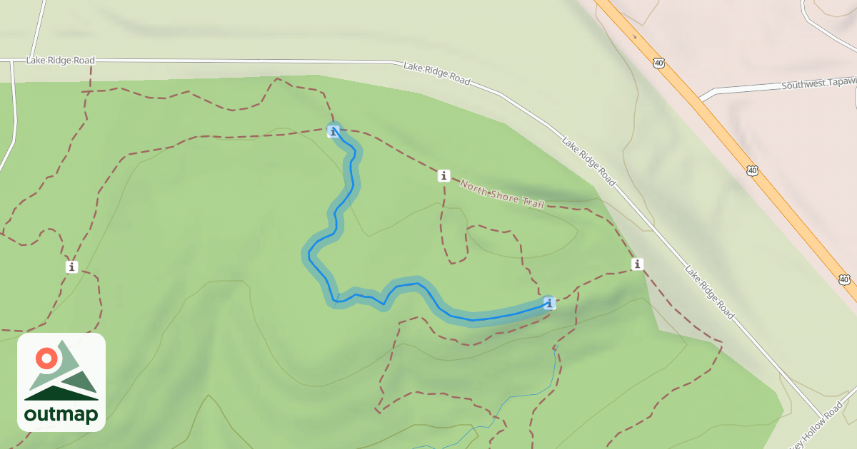 Map of North Shore Trail System