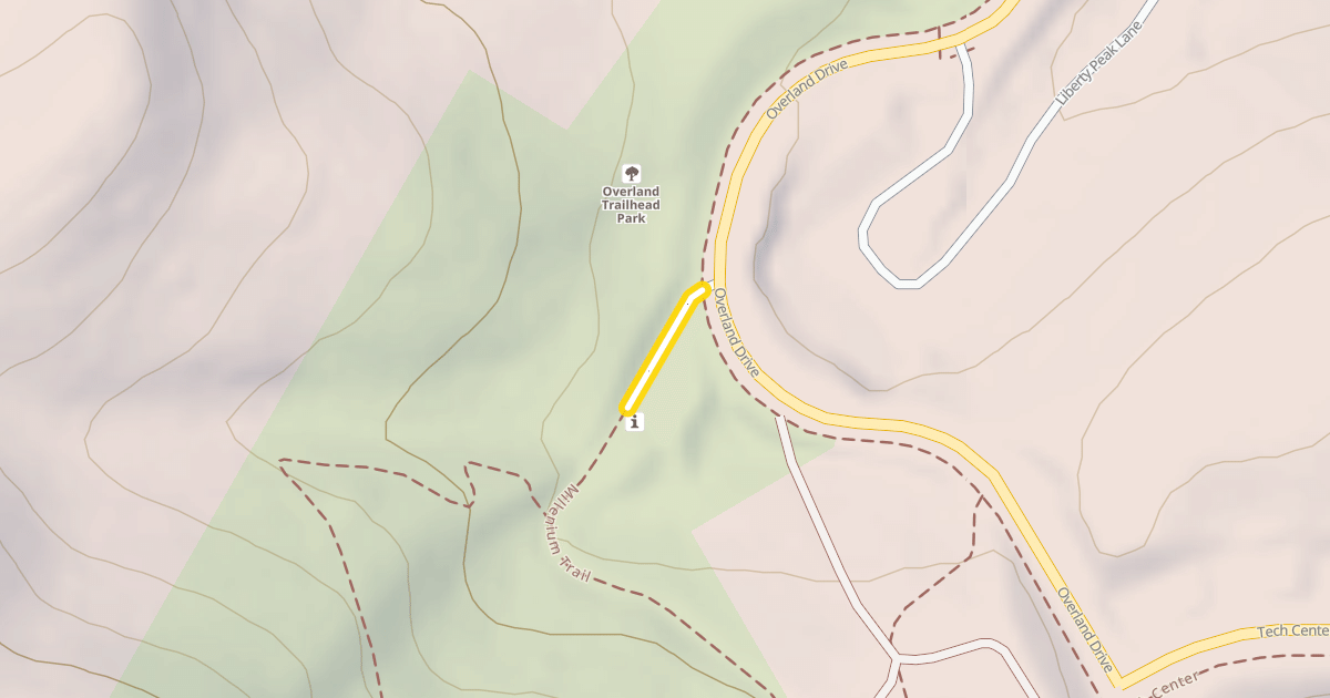 Map preview of Millenium Trail