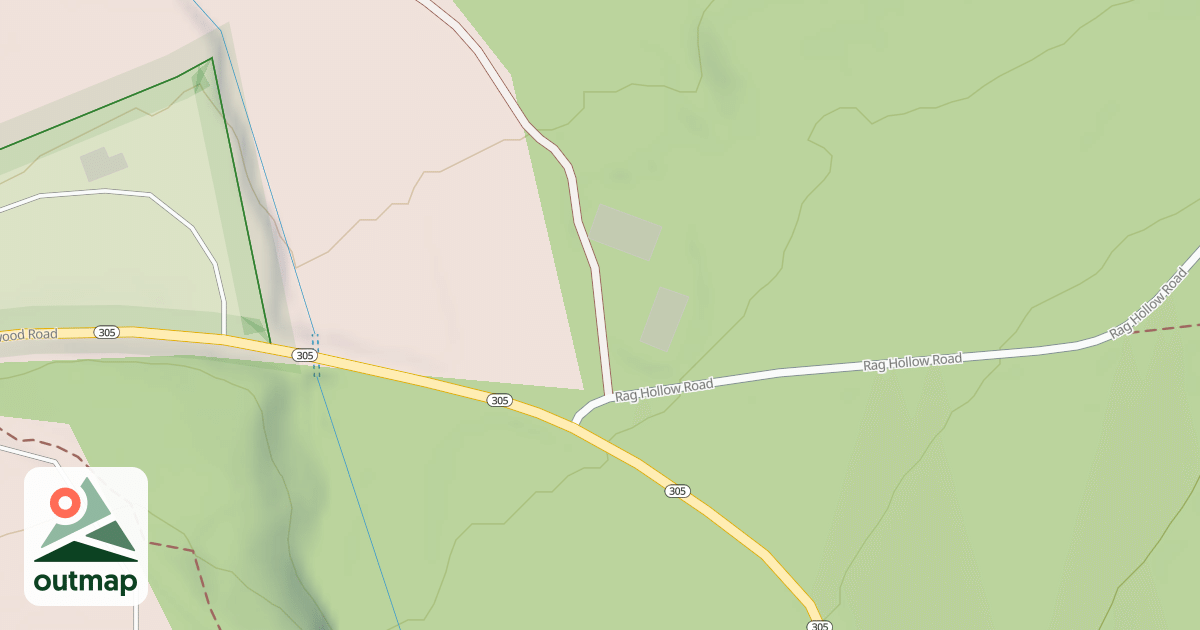 Map of Rothrock State Forest Seven Mountains Snowmobile Trails
