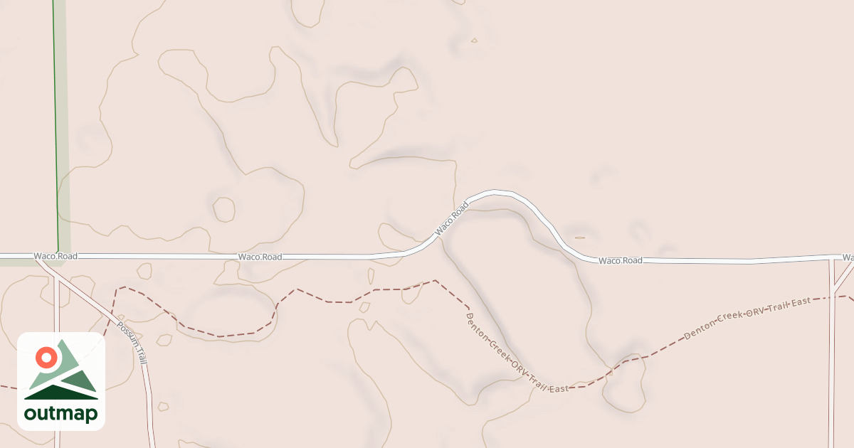 Map of Denton Creek Route