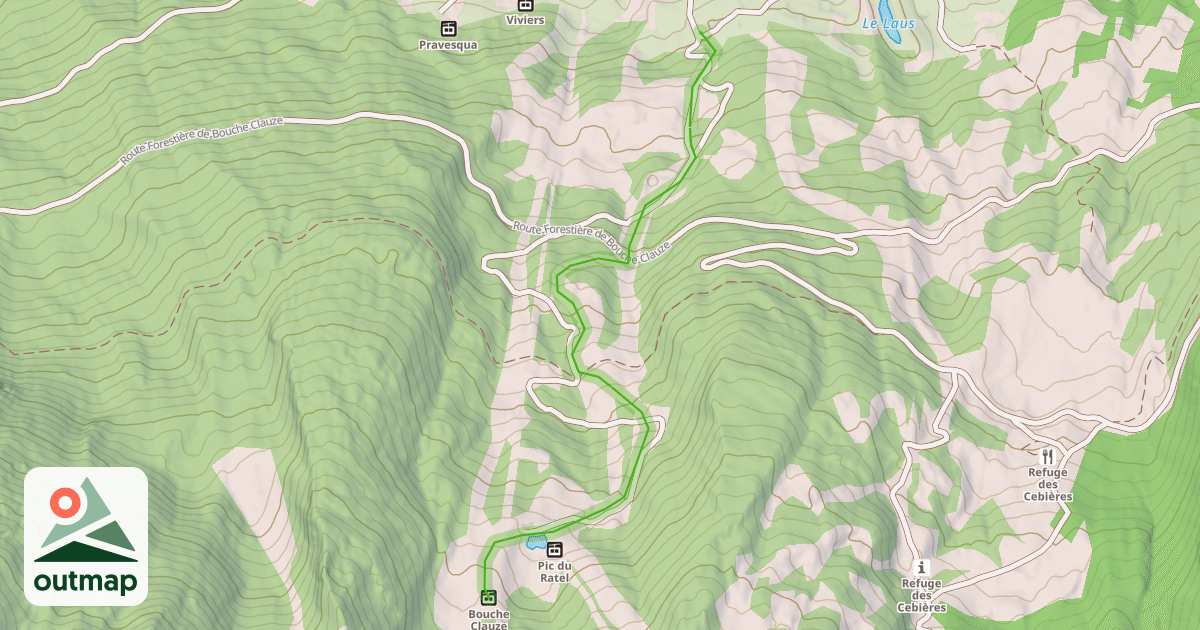 Map of La Méale