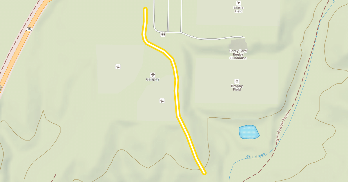Map preview of Garipay Green Loop