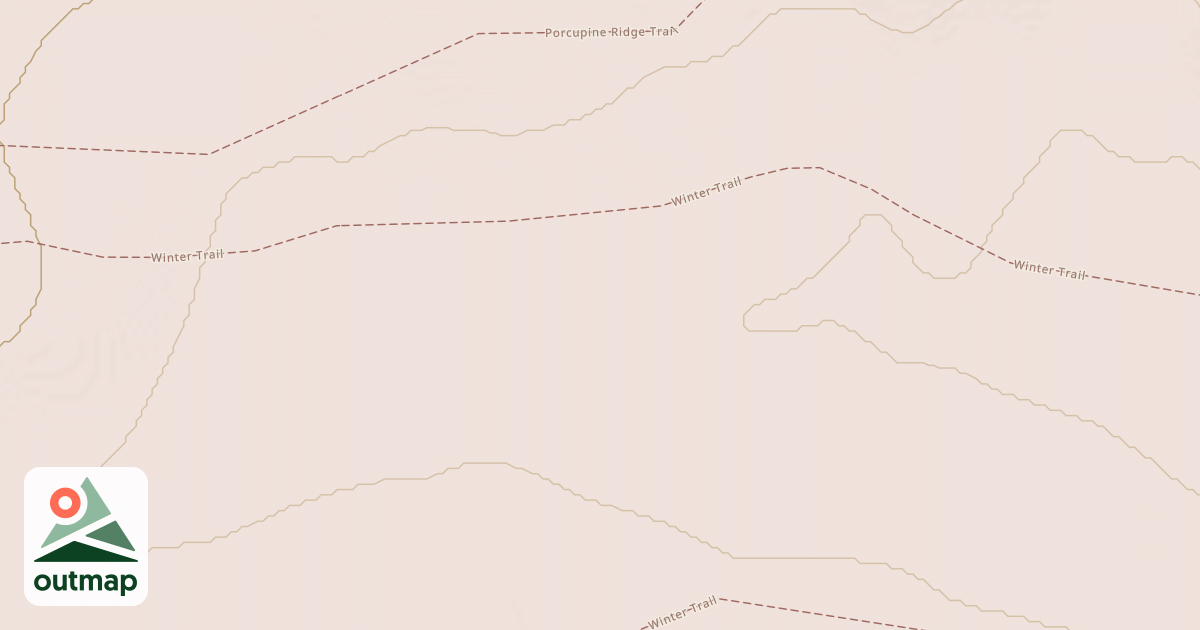 Map of Iditarod National Historic Trail