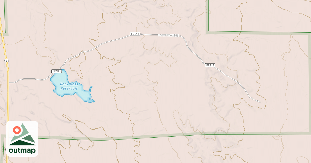 Map of ROCK BASS RESVR