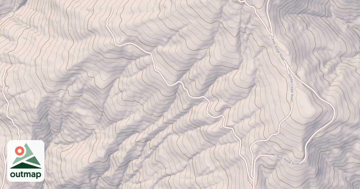 Map of CEDAR RIDGE SPUR F