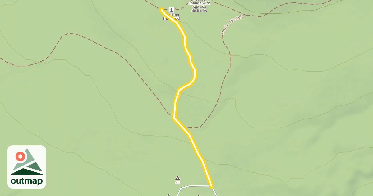 Map of Campground Trail