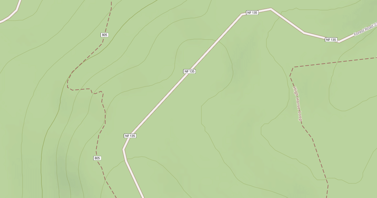 Map preview of USFS Motor Vehicle Use Map Roads {28206EC7-544F-49E3-BABE-BDD5BC62A6A8}