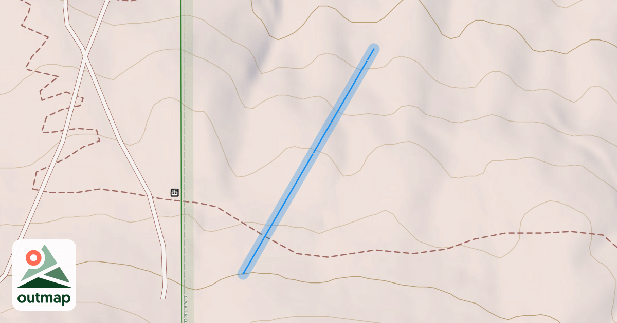 Map of Pinto Cut Off