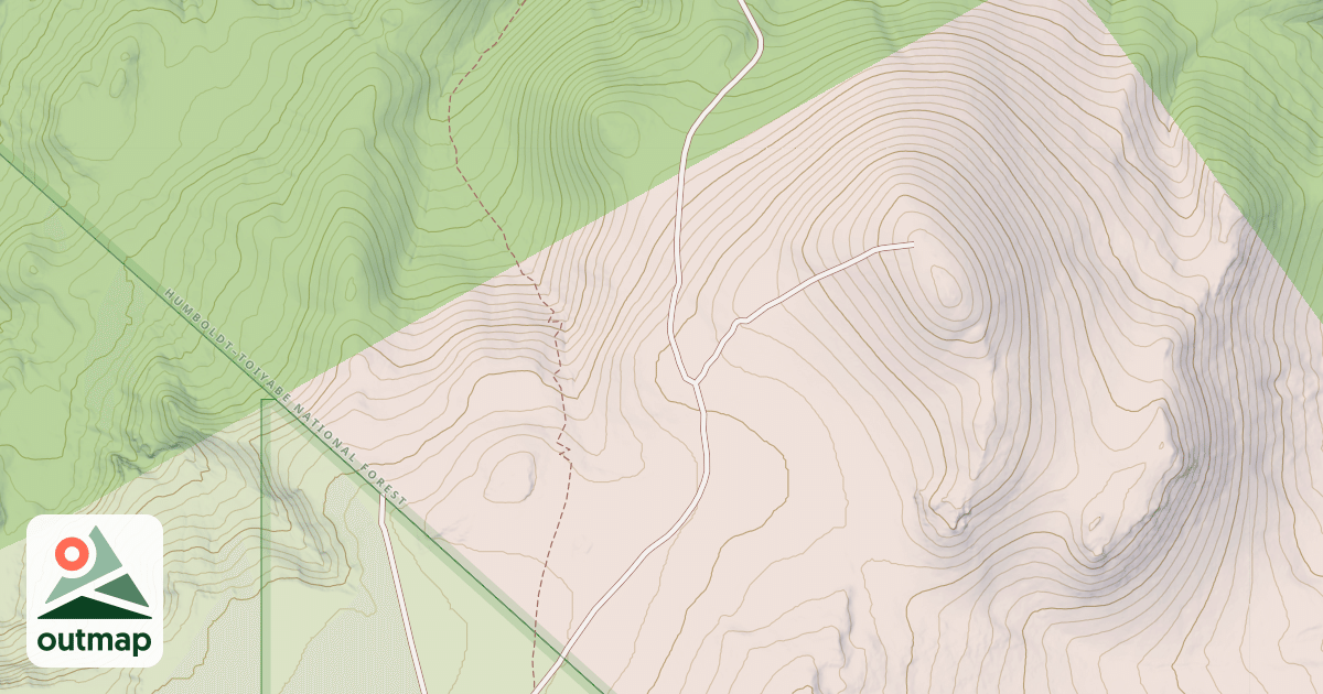 Map of BALD PEAK ROAD