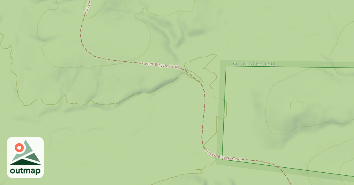 Map of Enduro Race Trail