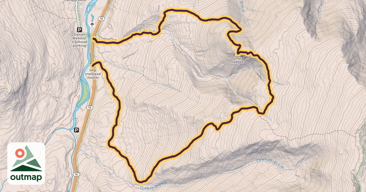 Map of Imp Trail