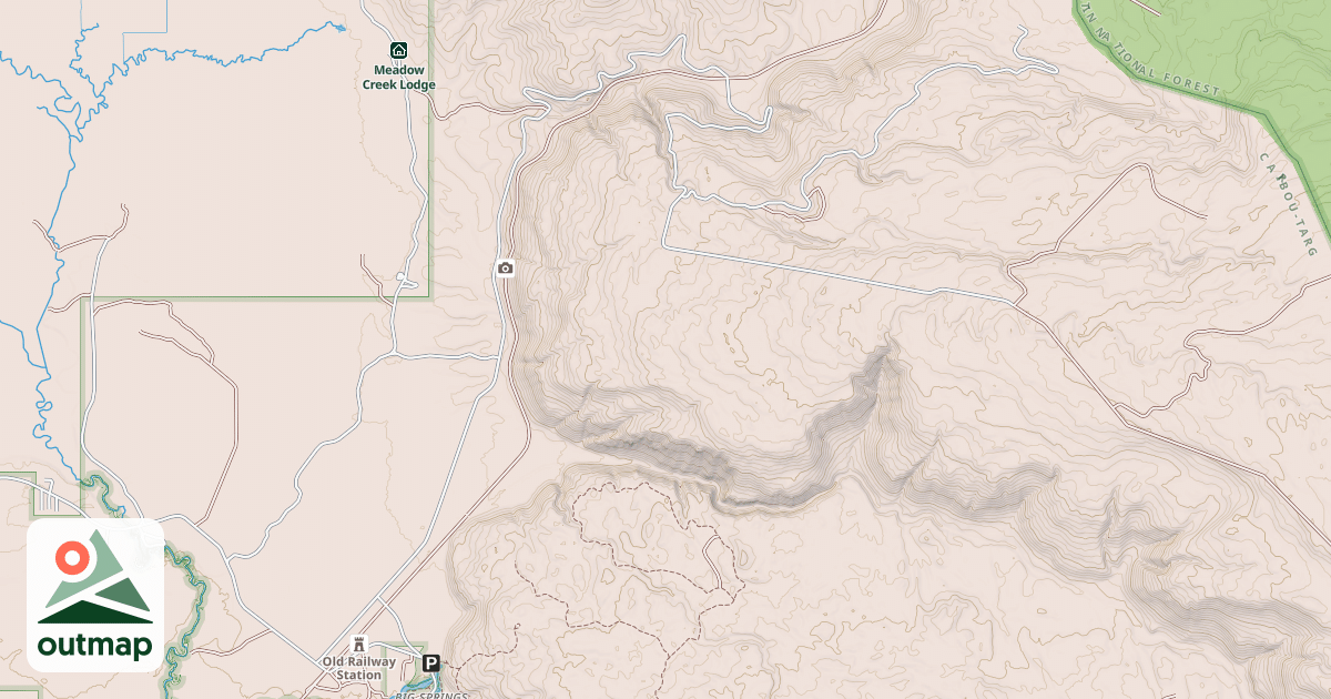 Map of BLACK CANYON