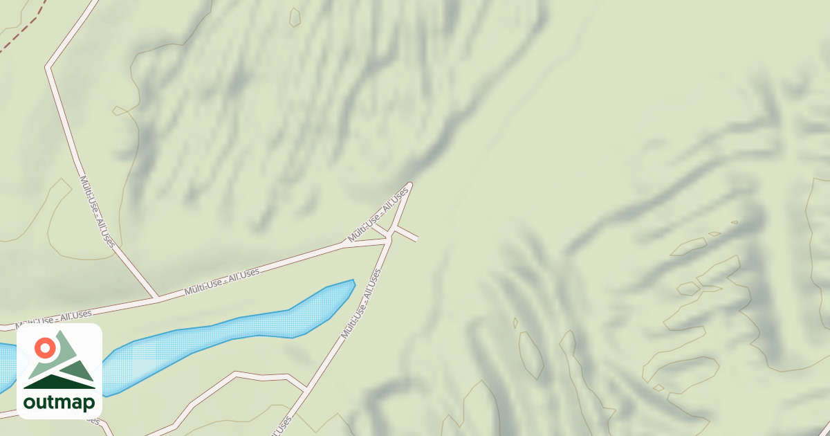 Map of Interlake State Recreation Area Trails