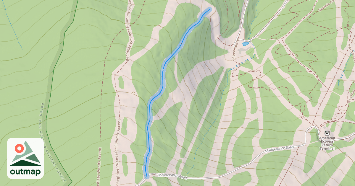 Map of Lower Drifter