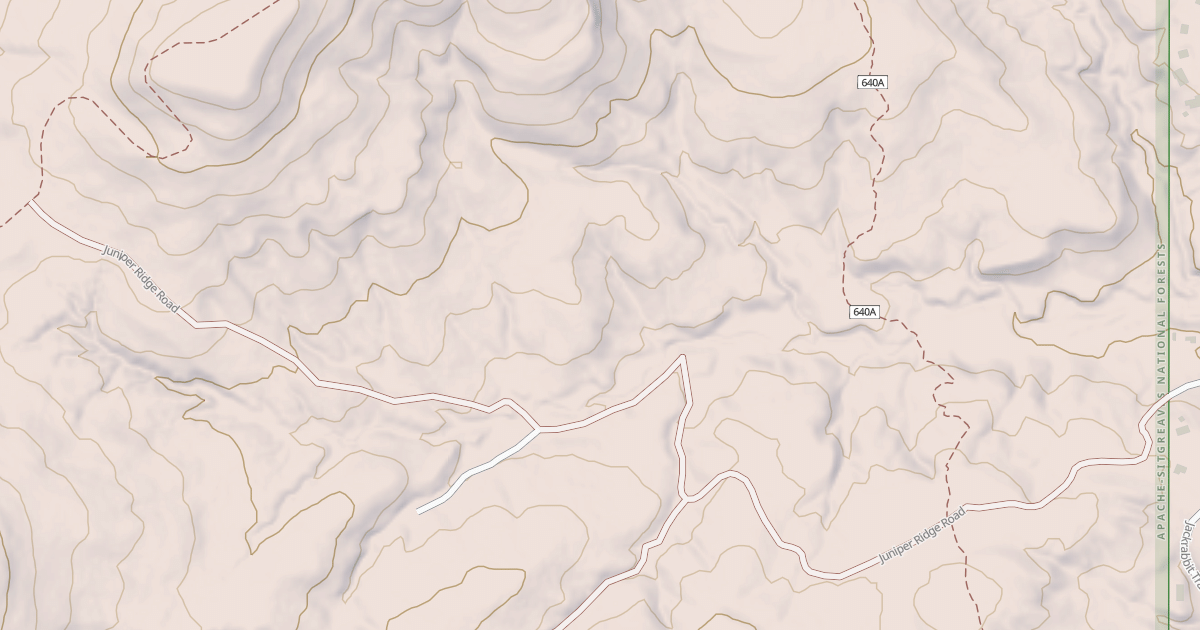 Map preview of USFS National Forest System Roads {84727EA9-E434-4317-B122-4B92FF7350F5}