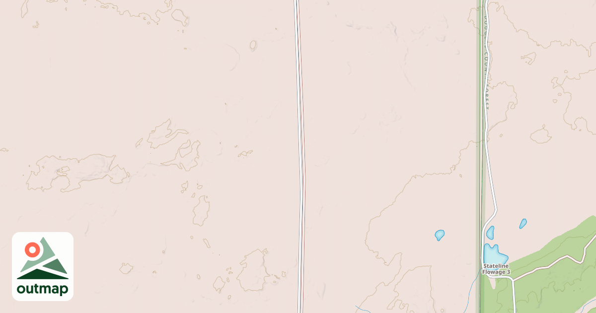 Map of Gandy Dancer State Trail MS84.029