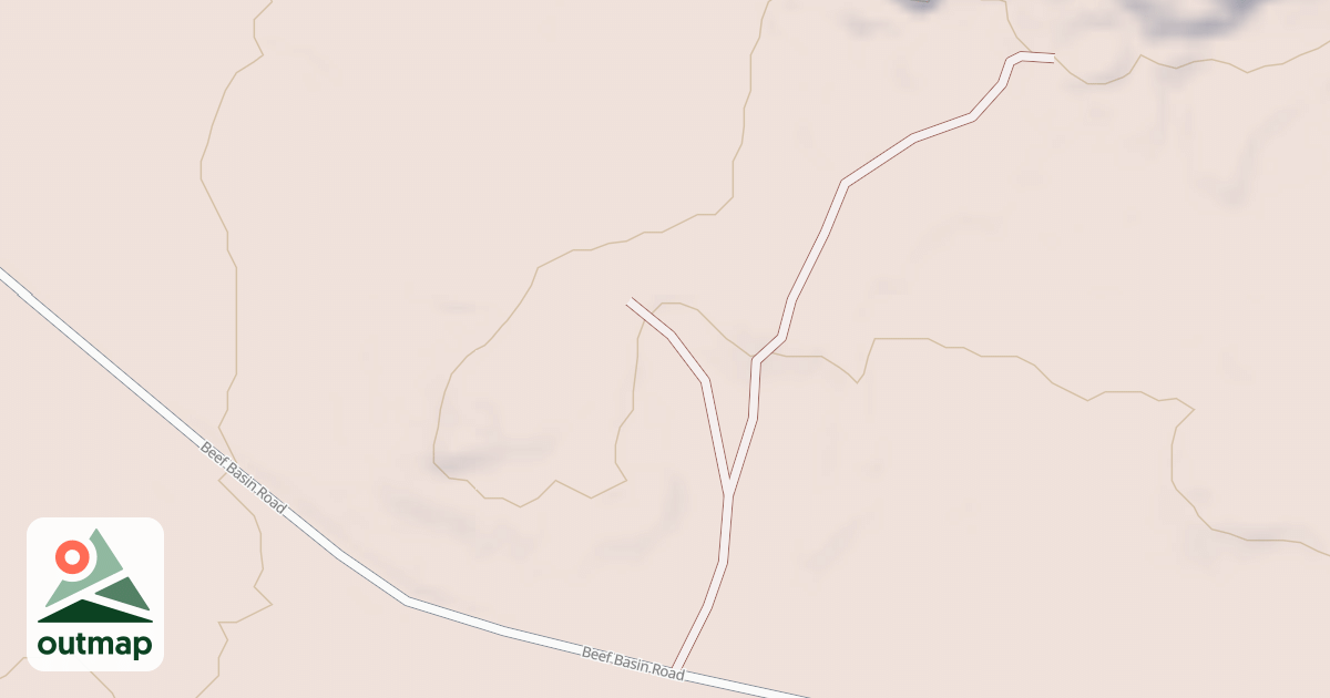 Map of BLM National GTLF Public Motorized Roads 0896767e-daa8-4642-8d9e-217a796af737