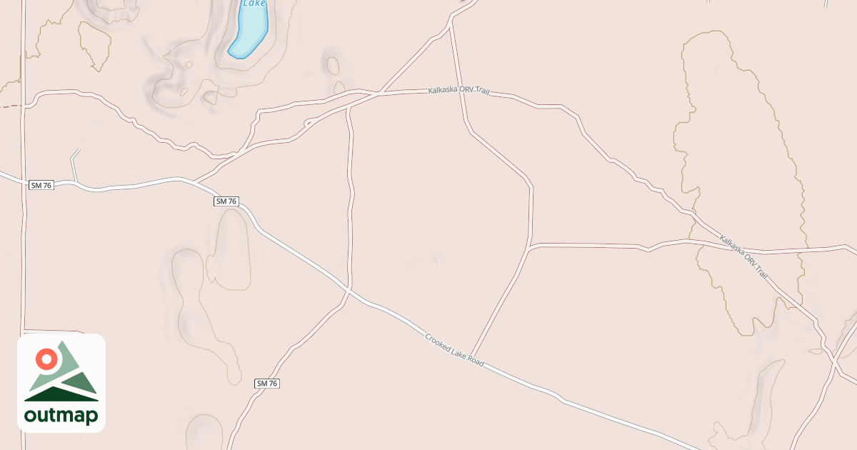 Map of Kalkaska Trail