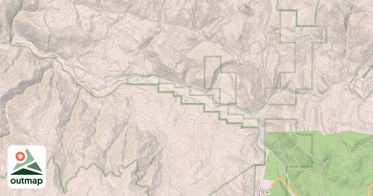 Map of GRANITE CREEK